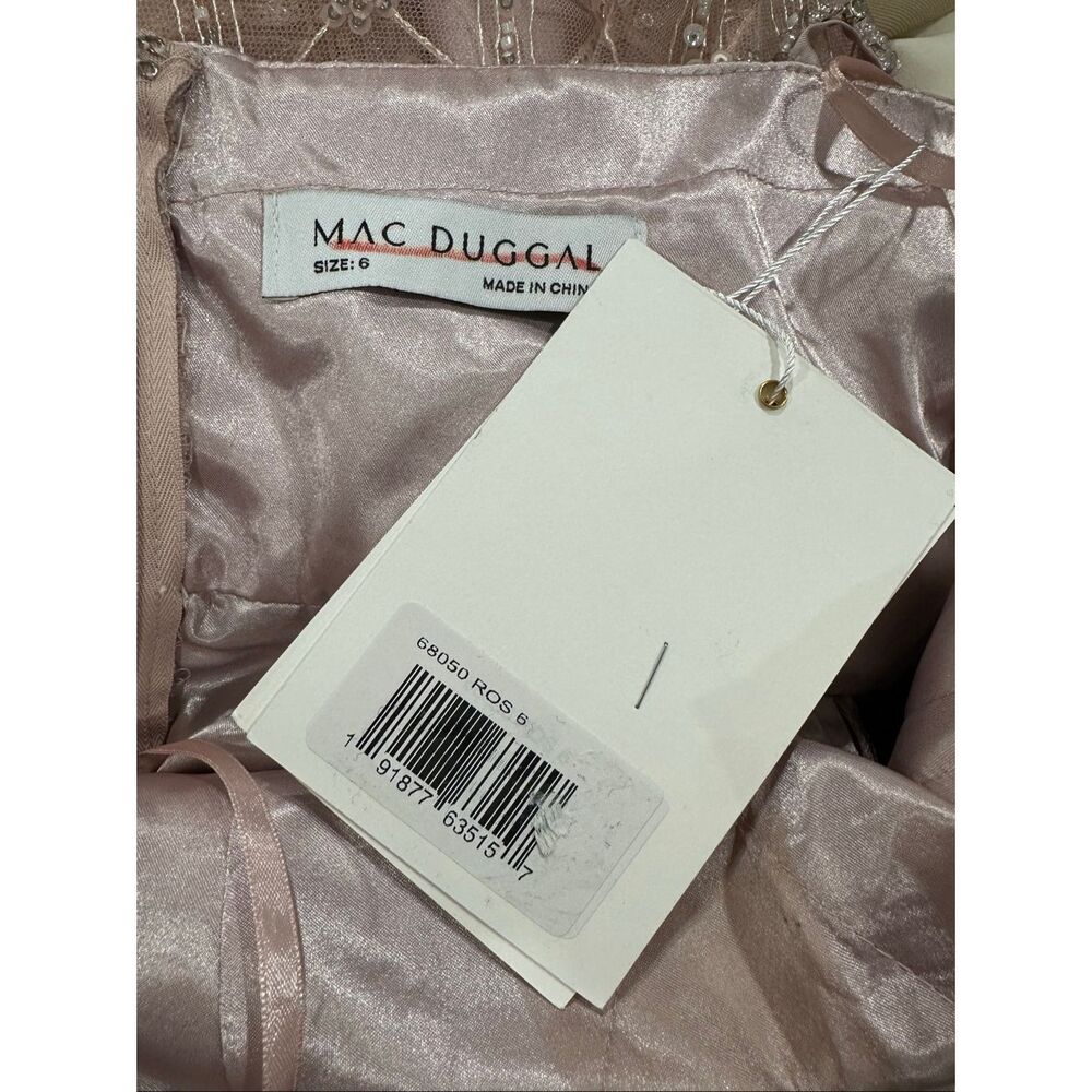 Mac Duggal Pink Rhinestone Embellished Sweetheart Neckline Gown US 6 $598 - Picture 11 of 11